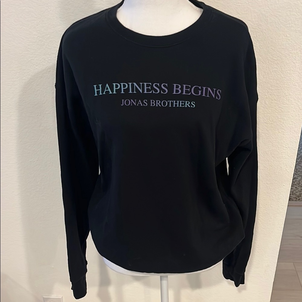 Jonas Brothers 'Happiness Begins' Black Sweatshirt